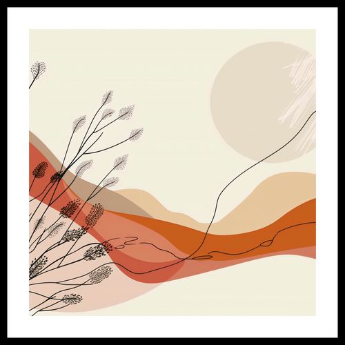 Plakat 60x60cm Ciepło Zachodów na Arena.pl