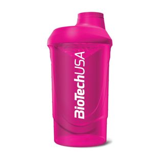 BioTech Shaker Wave 600ml Kolor - Różowy