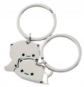 Breloczki Komplet dla Par dla Zakochanych Osób Symbol Słodkie Koteczki Amor