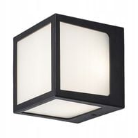 Kinkiet zewnetrzny lampa ogrodowa zewnetrzna scienna LED czarna 10W IP54