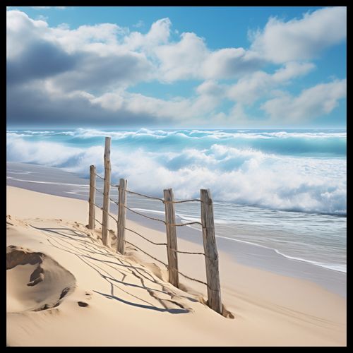 Plakat 80x80cm Szepty Oceanu na Arena.pl