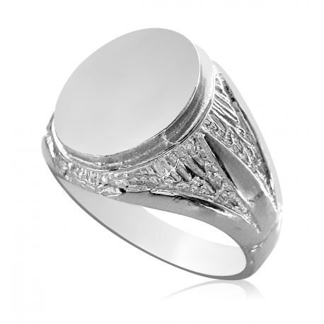 SREBRNY SYGNET Z ORNAMENTAMI SREBRO PRÓBY 925 GRAWER GRATIS zdjęcie 2