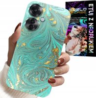 ETUI DO OPPO RENO11 F 5G - MARMURKOWE WZORY + FOLIA HYDROŻEL