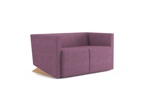 Sofa Plain 168cm fioletowa jasna  D2 na Arena.pl