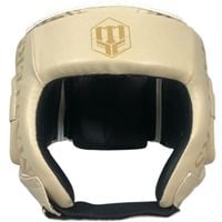 Kask bokserski MASTERS KTOP-PU-MATT beżowy S
