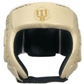 Kask bokserski MASTERS KTOP-PU-MATT beżowy M