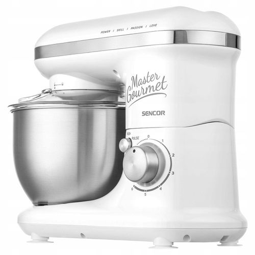 Robot kuchenny planetarny mikser Sencor 3620WH 600W 4l nierdzewna misa na Arena.pl