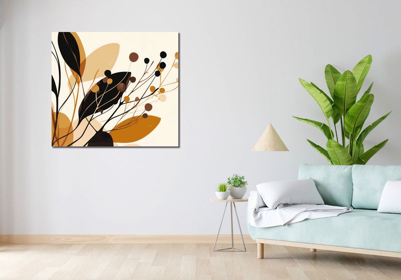 Obraz 100x90cm Jesienne Sylwety zdjęcie 2