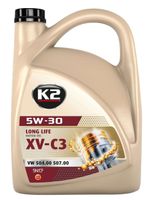 K2 TEXAR 5W-30 XV-C3 5L – syntetyczny olej silnikowy Low SAPS (DPF)