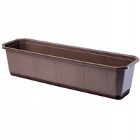 KADAX Skrzynka Doniczka Balkonowa 60cm Brązowa