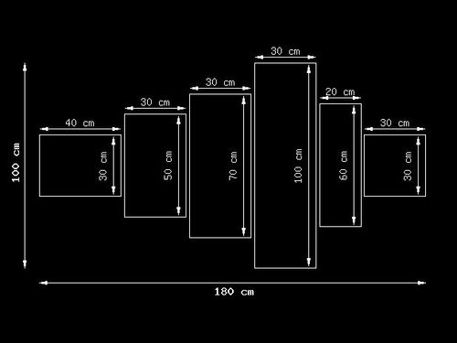 100CM 180CM OBRAZ 6 ELEM APETYCZNA KAWA ŚCIENNY na Arena.pl