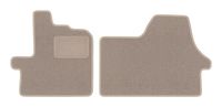 Dywaniki welurowe LUX beżowe Fiat Ducato III 2006-2014 dostawczy