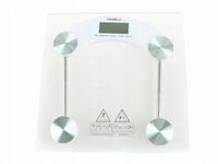 WAGA ŁAZIENKOWA Elektroniczna Szklana LCD Płaska 180kg 100g 1519