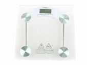 WAGA ŁAZIENKOWA Elektroniczna Szklana LCD Płaska 180kg 100g 1519