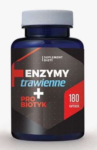 Enzymy trawienne 180 kapsułek Trawienie zdjęcie 1