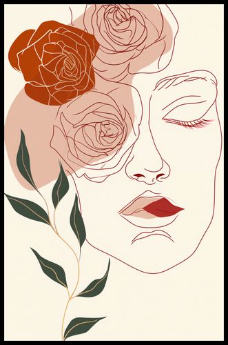 Plakat 53x81cm Beż i Twarz na Arena.pl