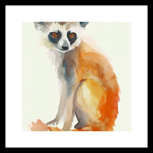 Plakat 20x20cm Lemurek na Arena.pl