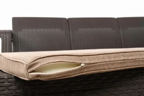 MEBLE OGRODOWE CORFU SET ZESTAW TECHNORATTAN. BRĄZ na Arena.pl