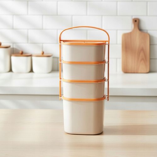 Menażka OBIADOWA 4-poziomowa piętrowa do przenoszenia żywności obiadów na Arena.pl