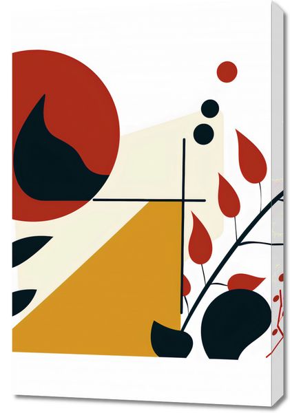 Obraz 60x90cm Ogień i Flora zdjęcie 1