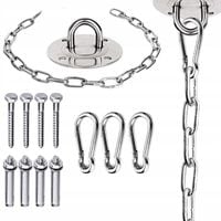 ZESTAW MOCOWANIE DO HAMAKA HUŚTAWKI FOTELA BOCIANIEGO GNIAZDA ŁAŃCUCH STAL