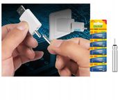 Podwójna Ładowarka USB do Baterii CR425 + 5 Baterii