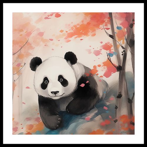 Plakat 40x40cm Panda wśród Klonów na Arena.pl