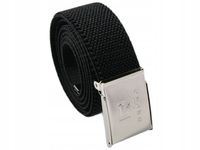 PASEK MĘSKI ELASTYCZNY, GUMOWANY czarny 4 cm