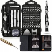 ZESTAW ŚRUBOKRĘTÓW PRECYZYJNYCH SERWISOWYCH WKRĘTAKI TORX BITY ETUI 140 el.