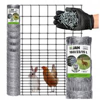 Siatka Leśna Ogrodzeniowa 160/23/15 L 50m Gratis Gęsta na Kury Dzika Łosia