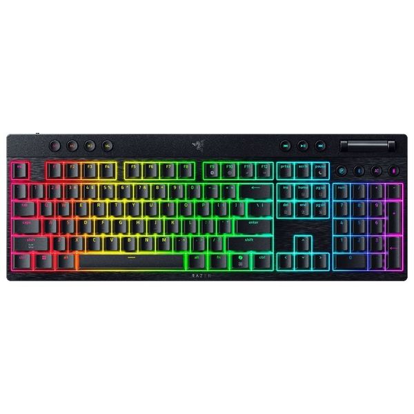 razer blackwidow v4 low-profile hyperspeed (green switch) - us layout zdjęcie 1