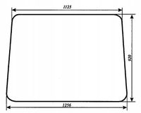 szyba przednia - przód ciągnika MTZ-82 Belarus kabina duża oryginalna