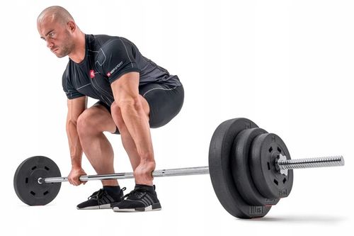 Gryf prosty 150cm stalowy pełny odlew 30mm do obciążeń sztangi zaciski na Arena.pl