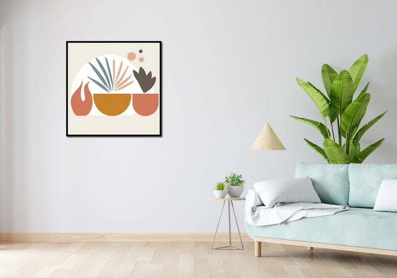 Plakat 80x80cm Paleta Roślinna zdjęcie 4