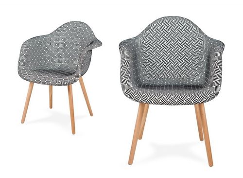 Fotel PLUSH splot - podstawa bukowa na Arena.pl