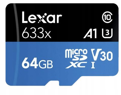 Karta microSD Lexar 64GB High-Performance 633x microSDXC UHS-I A1 V30 na Arena.pl