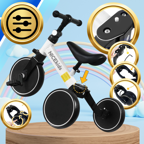 rower trójkołowy 3w1 nicekids dla dzieci jeździk biegowy rowerki malucha na Arena.pl