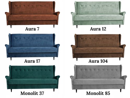 Nowoczesny Komplet Wypoczynkowy do salonu uszak brązowy ARI Family Meble na Arena.pl