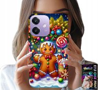 ETUI DO OPPO A60 5G - PIERNIK, CUKIERKOWE WZORY ŚWIĘTA + SZKŁO