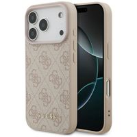 GUESS futerał do IPHONE 17 Pro GUHCP17LG4GFPI (PU 4G Classic) różowy