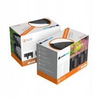 PALISADA OGRODOWA PLASTIKOWA ANTRACYTOWA WYSOKA PLASTIK CELLFAST ECO 2,4m
