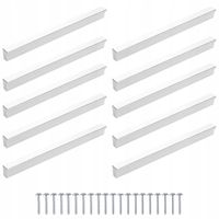 10szt Uchwyt meblowy P160 Chrom połysk 160mm + wkręty