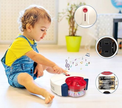 Zestaw Sprzątający 8w1 Odkurzacz Pionowy dla Dzieci Robot Mop Miotła 3 L+ na Arena.pl