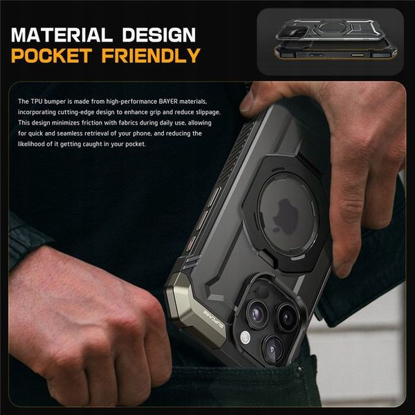 SUPCASE UB GRIP MAG MAGSAFE IPHONE 16 PRO MAX BLACK zdjęcie 10