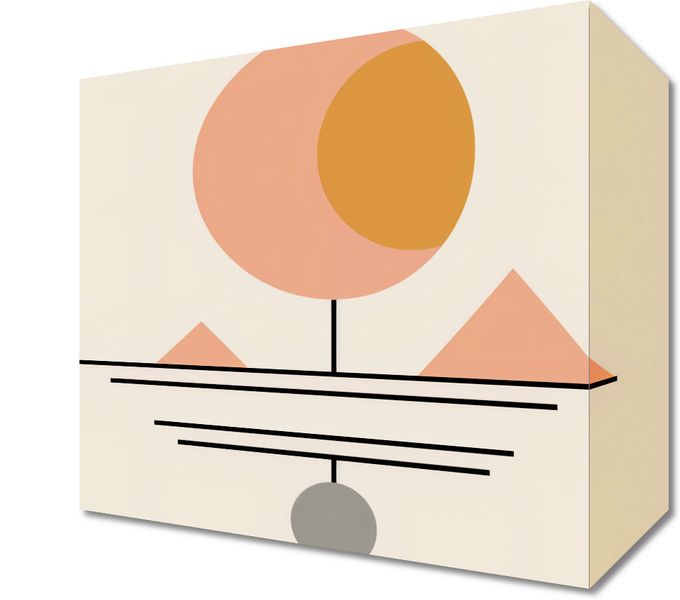 Obraz 20x20cm Geometryczna Utopia zdjęcie 1