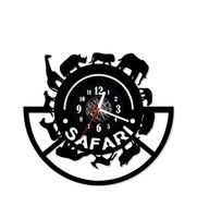 Zegar ścienny z płyty winylowej Safari 126.13