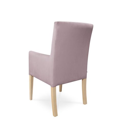 Fotel CAROL / antyczny róż / noga buk / R62 na Arena.pl