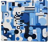 Obraz 100x90cm Niebieski Labirynt