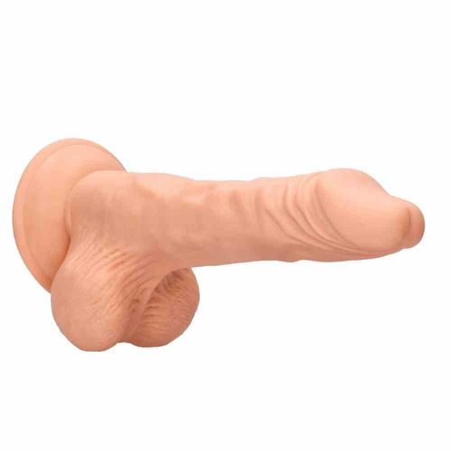 Dildo Z Jądrami 23 Cm Kremowe na Arena.pl