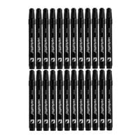 24 szt. Marker Czarny Mazak Permanentny Wodoodporny
